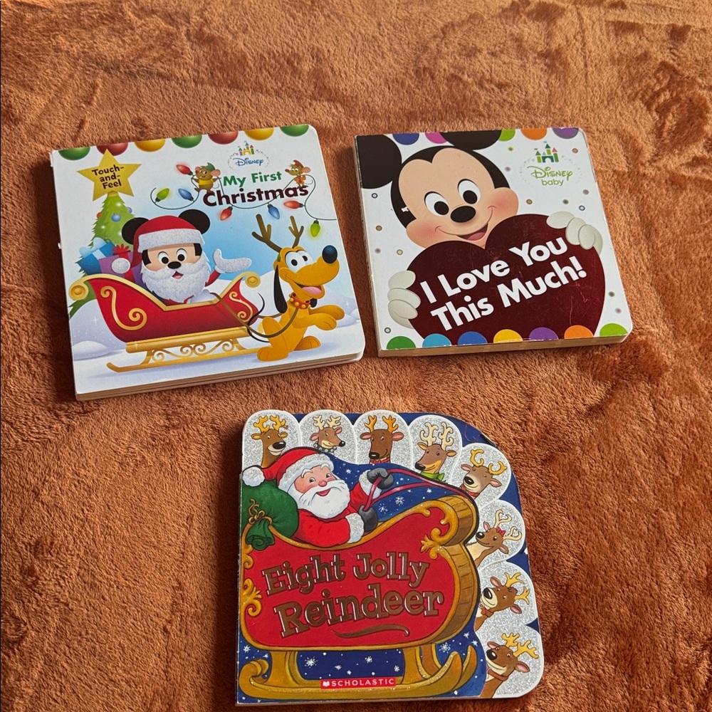 Disney Colorful Christmas Board Book Set